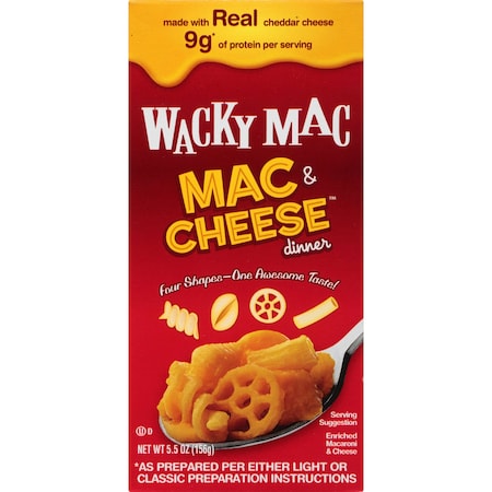 5.5 Oz. Wacky Mac & Cheese, PK24